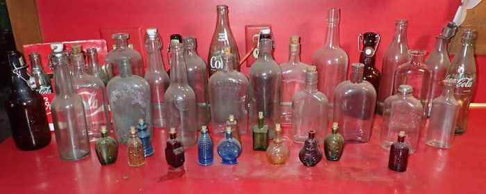 Large Lot of Misc Bottles