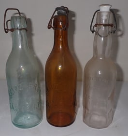 3 Seitz Easton Pennsylvania Bottles