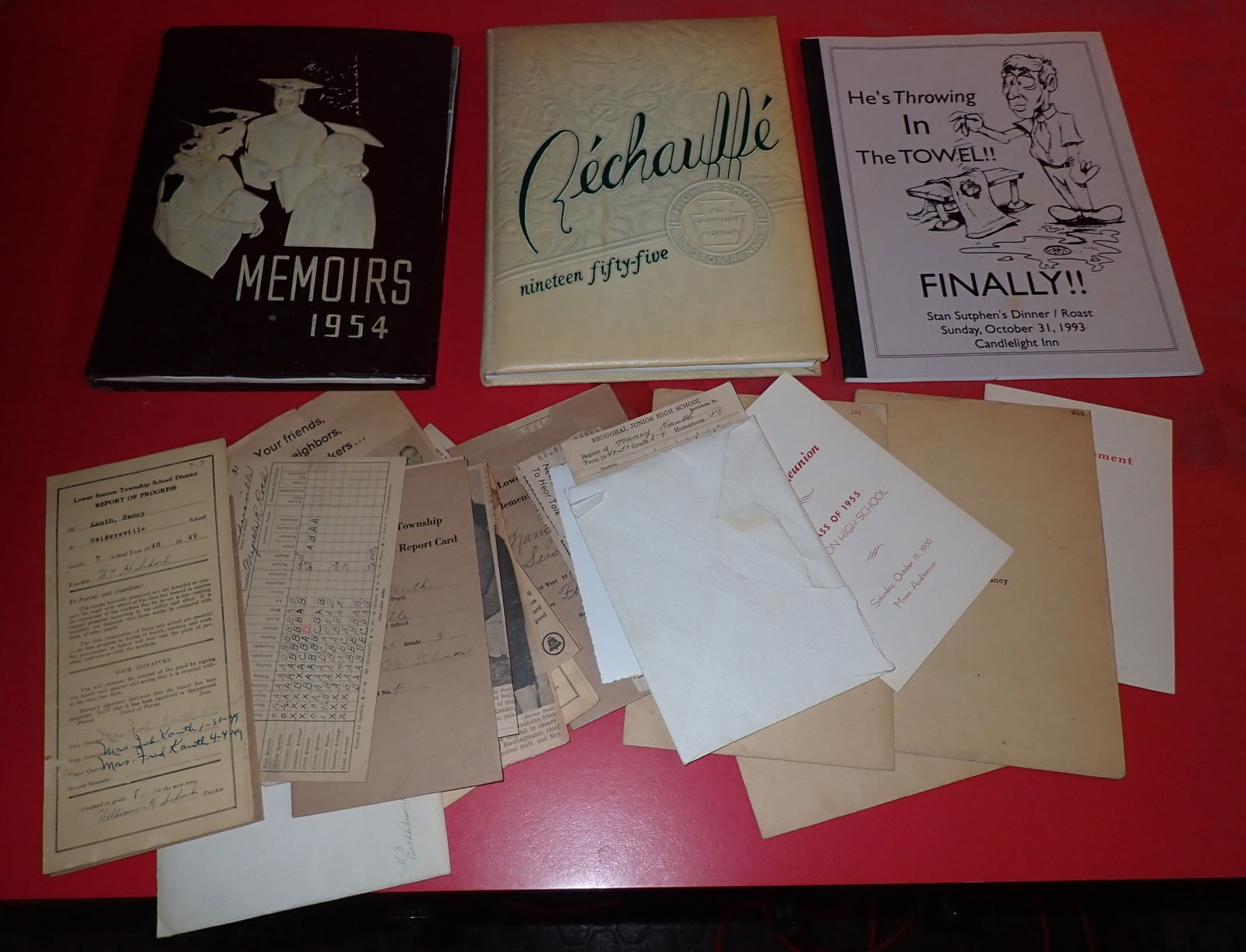 1954 Fountain Hill 1955 Easton High School Yearbooks (1 of 4)