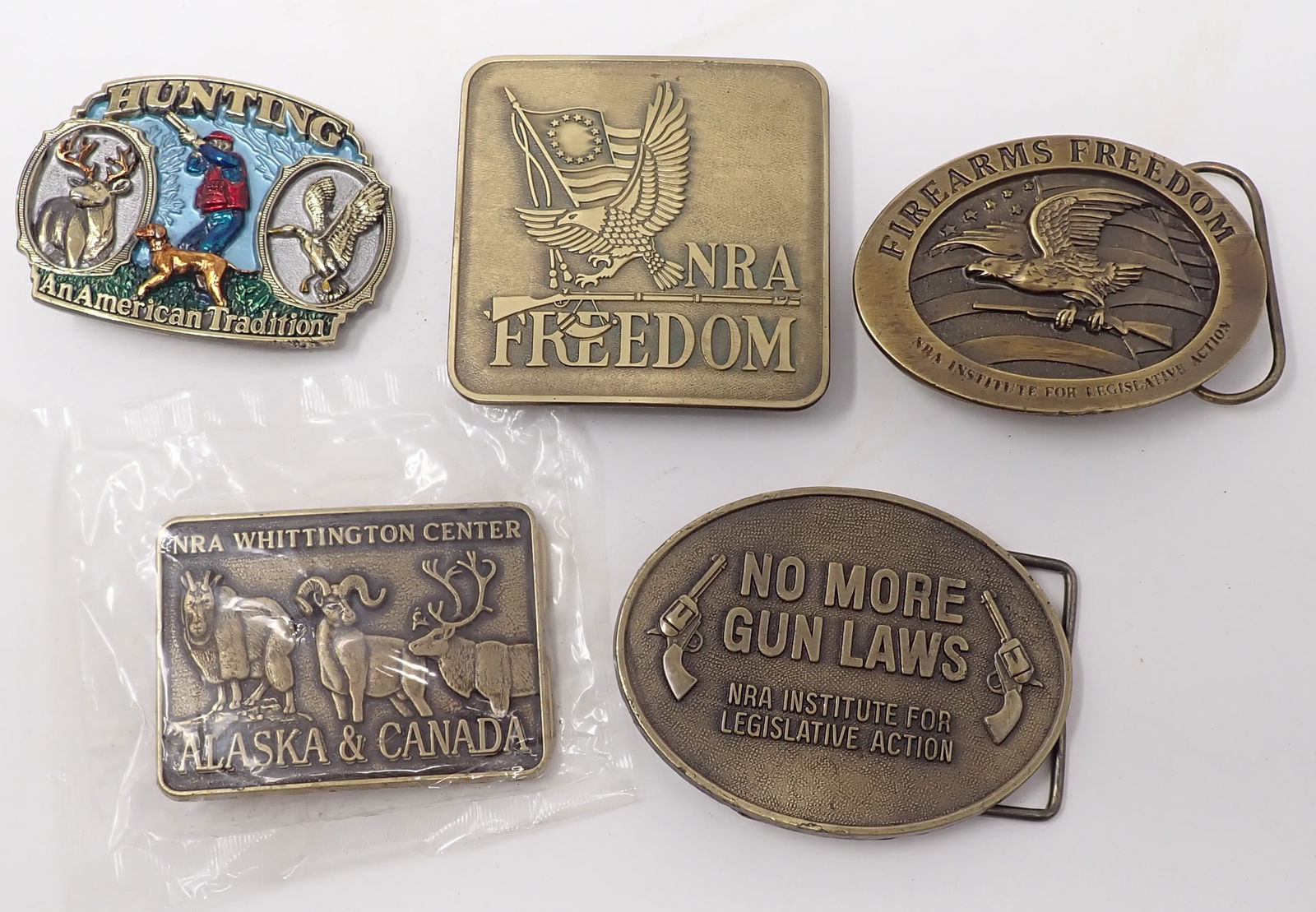 Hunting NRA Gun Laws Misc Belt Buckles: Shipping available