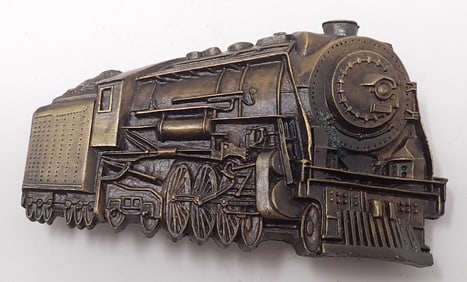 1979 Indiana Metal Steam Locomotive Belt Buckle