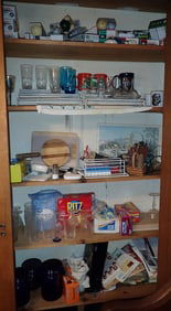 Contents of Shelves & Closet