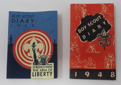 1948 1950 Boy Scout Diary