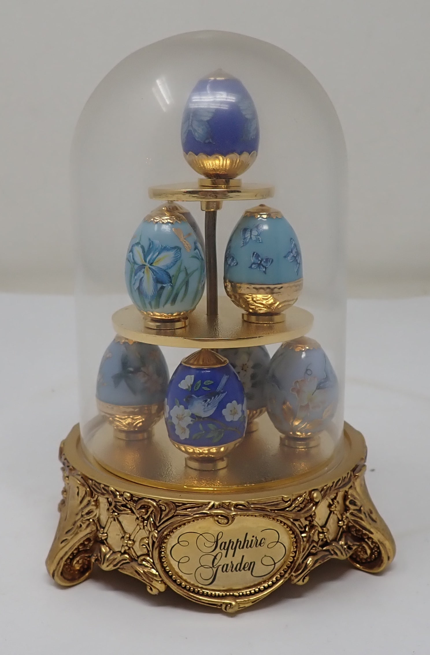 Saphire Garden Faberge Eggs (1 of 3)
