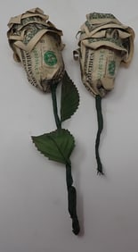 Dollar Bill Flowers