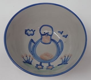 M.A Hadley Duck Serving Bowl