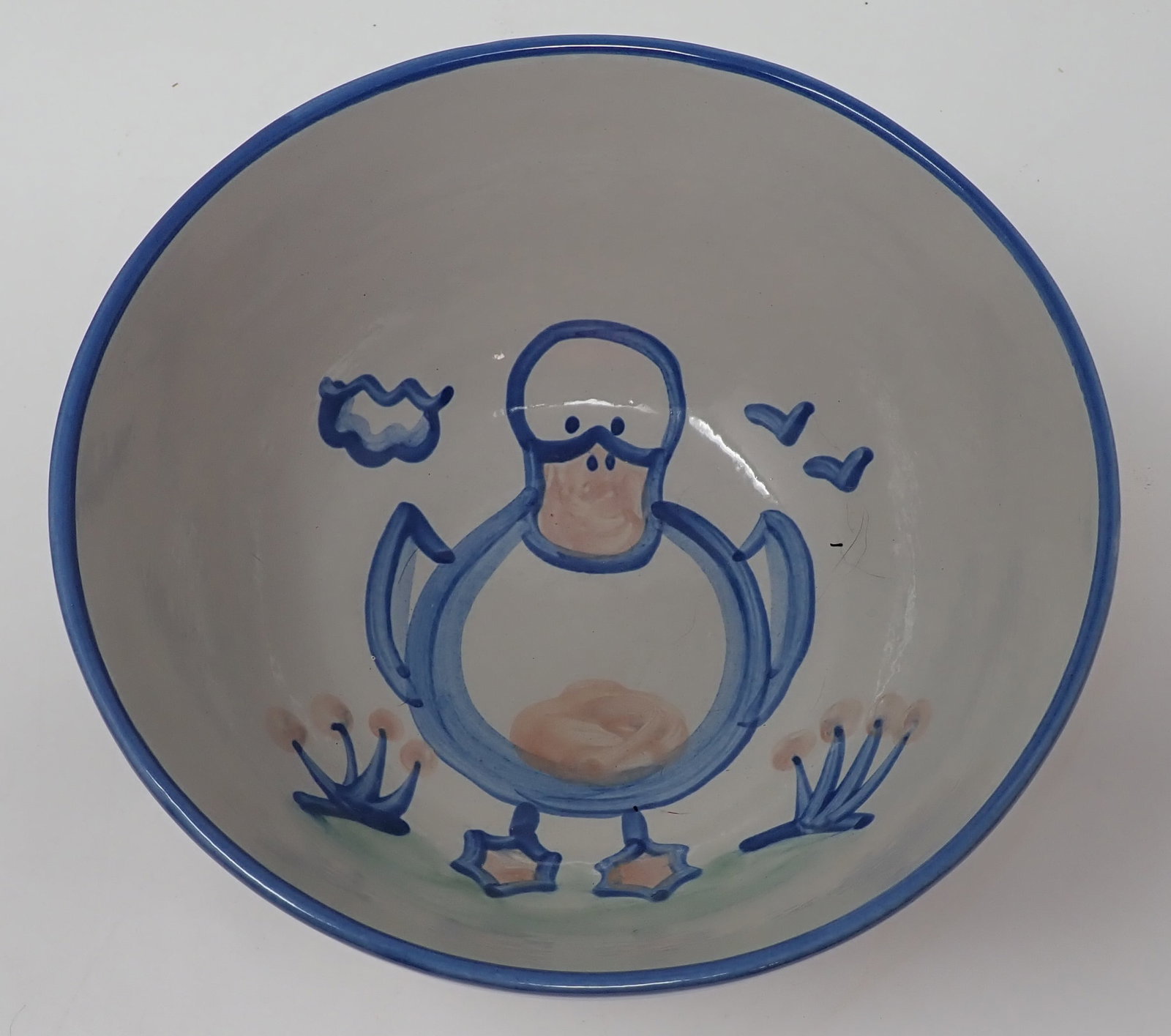 M.A Hadley Duck Serving Bowl: Apprx 8 1/4" in diameter and 4" tall. Shipping available
