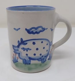 M.A Hadley Pig Coffee Cup