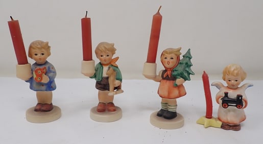 Goebel Hummel Candle Holders