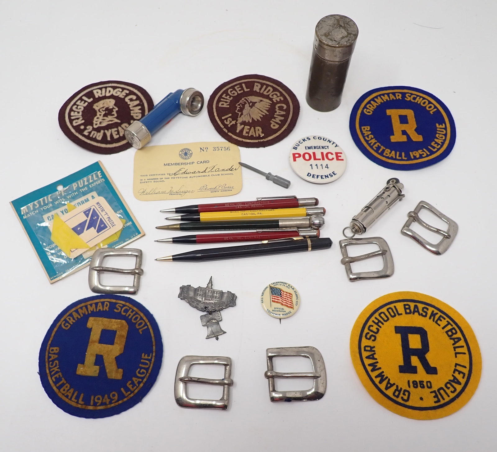 44th Encampment Badge Patches Advertising Pencils & Misc: Shipping available