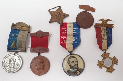 G.A.R. Medals Ribbons & Misc