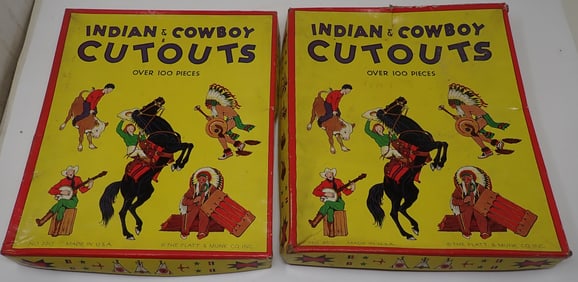 Platt Indian & Cowboy Cutouts