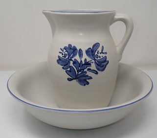 Pfaltzgraff Bowl & Pitcher Water Set