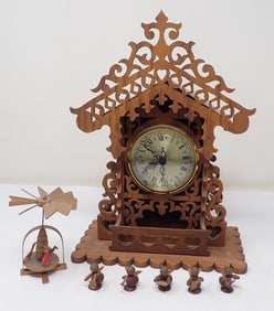 Clock & Wooden Miniatures