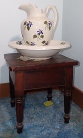 Stangl Bowl & Pitcher w/ Stand