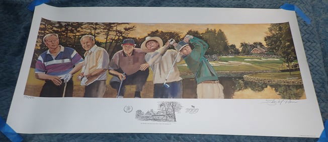 2000 US Senior Open Charles Vlasics Golf Print