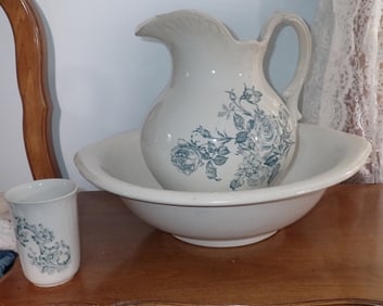 Bowl Pitcher & Cup Water Set