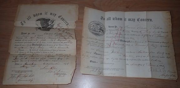 Military Documents incl Civil War