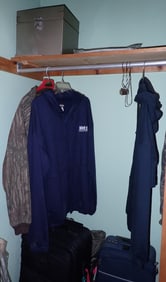 Clothing Luggage & Partial Closet Contents