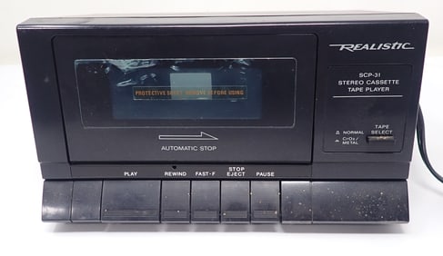 Realistic SCP-31 Stereo Cassette Tape Player