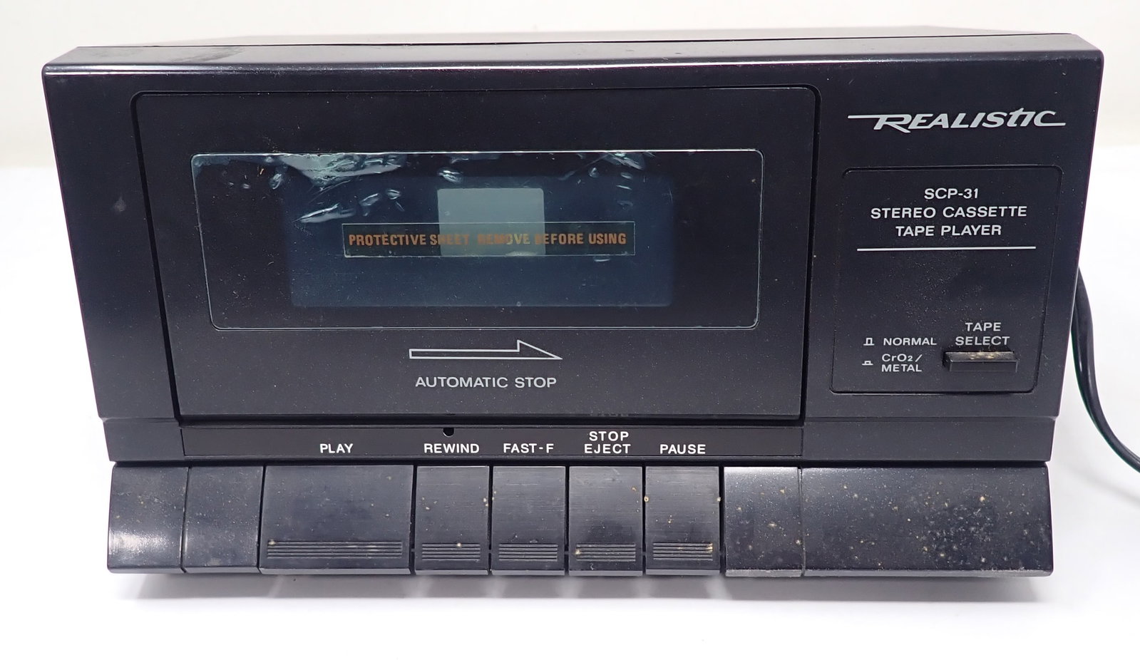 Realistic SCP-31 Stereo Cassette Tape Player: Shipping available