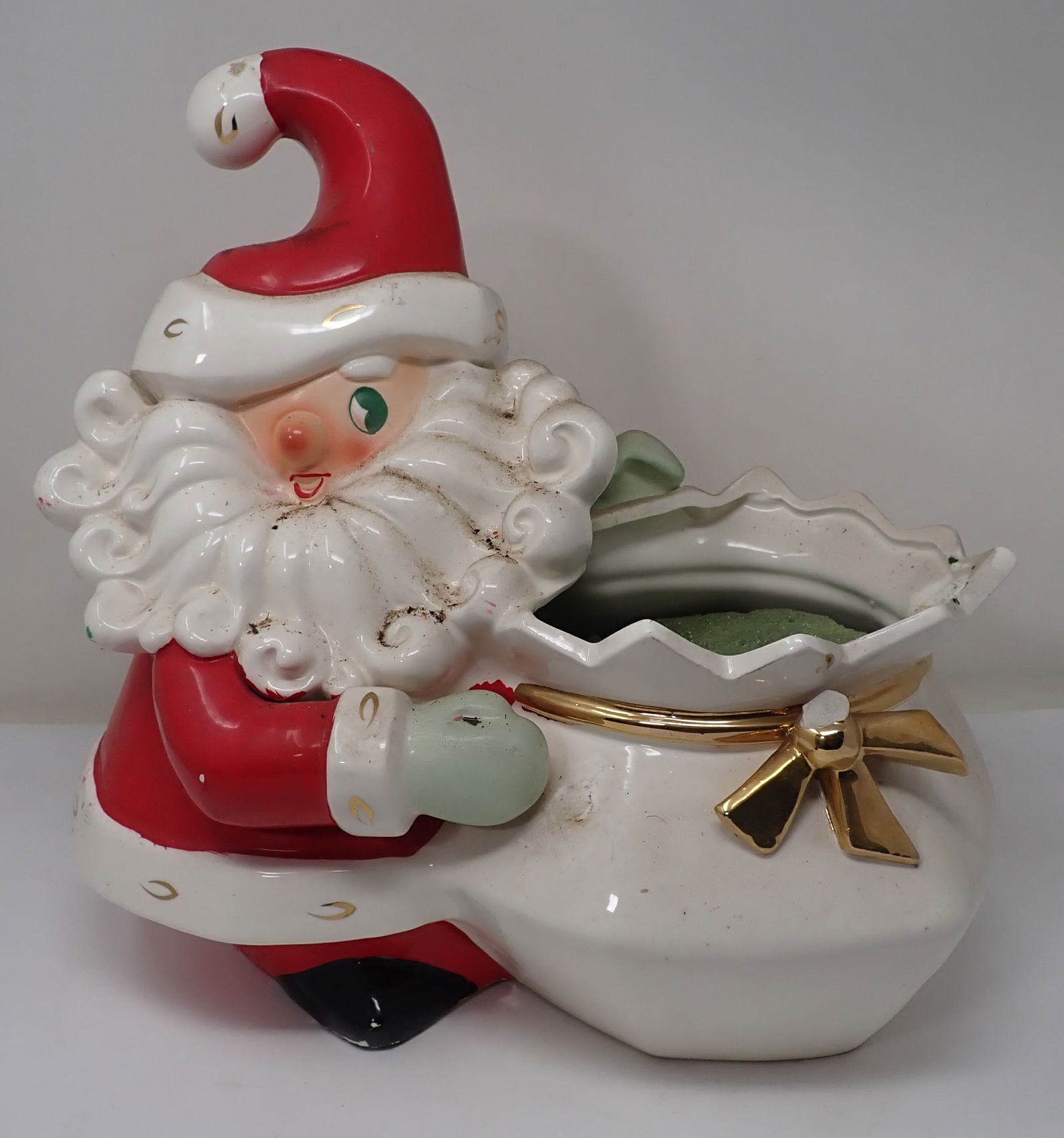 1959 Holt Howard Santa Planter as is (1 of 7)