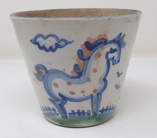M.A. Hadley Horse Planter