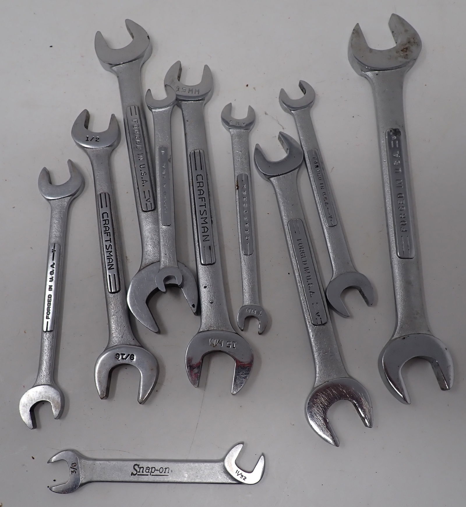 Craftsman & Snap On Open End Wrenches (1 of 2)
