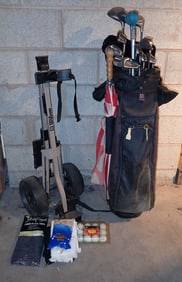 Golf Clubs Balls & Misc