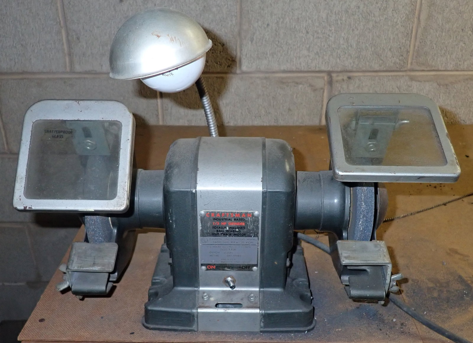 Craftsman 1/3hp Industrial Grinder (1 of 4)