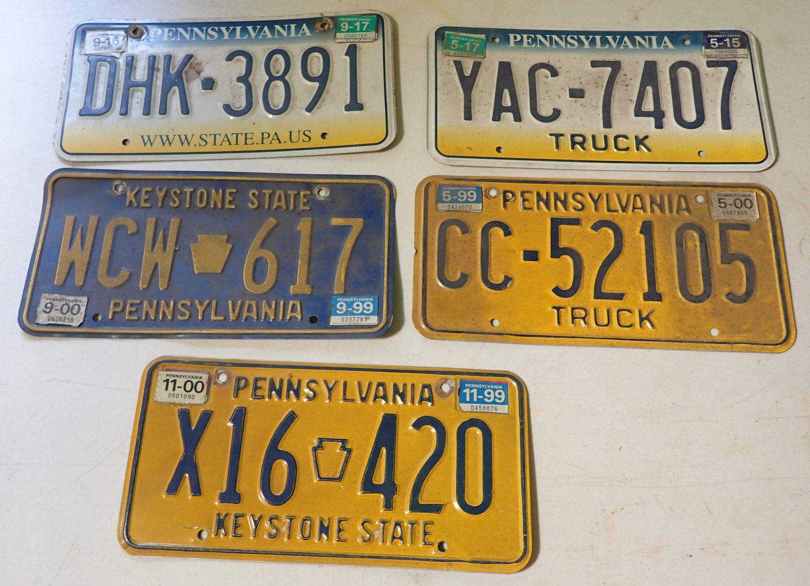 Pennsylvania & Misc License Plates (1 of 2)