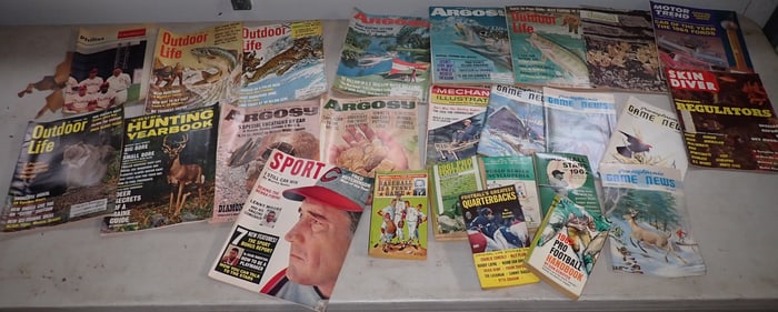 Argosy Sport Outdoor Life & Misc Magazines