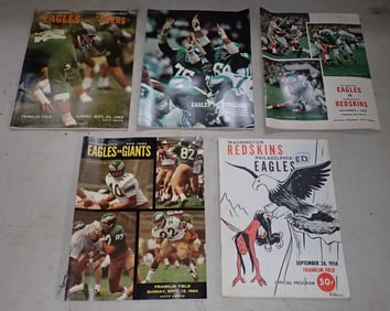 1964 Eagles Football Programs