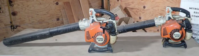 2 Stihl BS85 Leaf Blowers