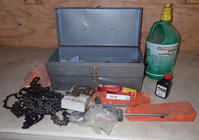 Chainsaw Chains Bar Oil Toolbox & Misc