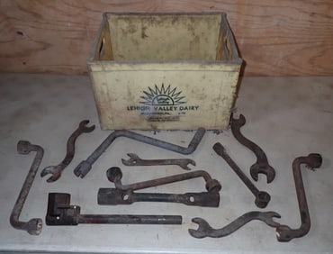 Antique Wrenches & Tractor Crank