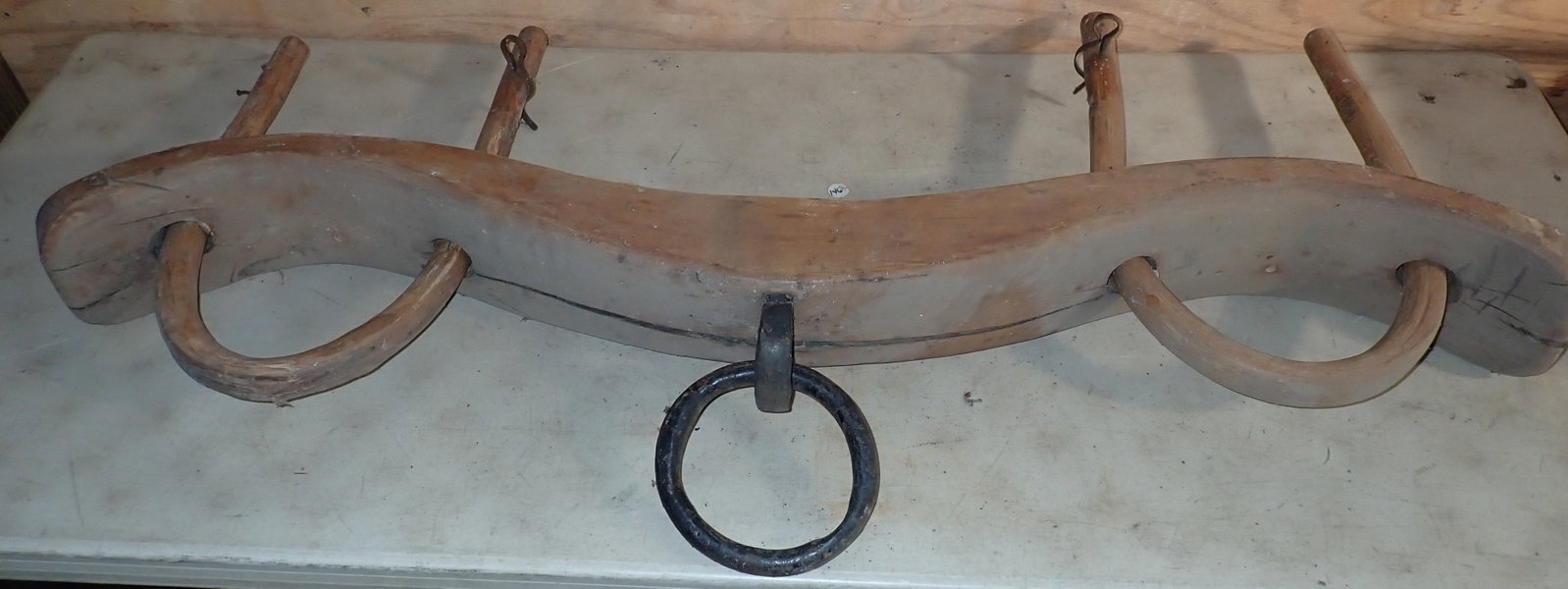 Ox Yoke: Approx 55 1/2" long. No in house shipping