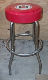 IH Farmall Tractor Shop Stool