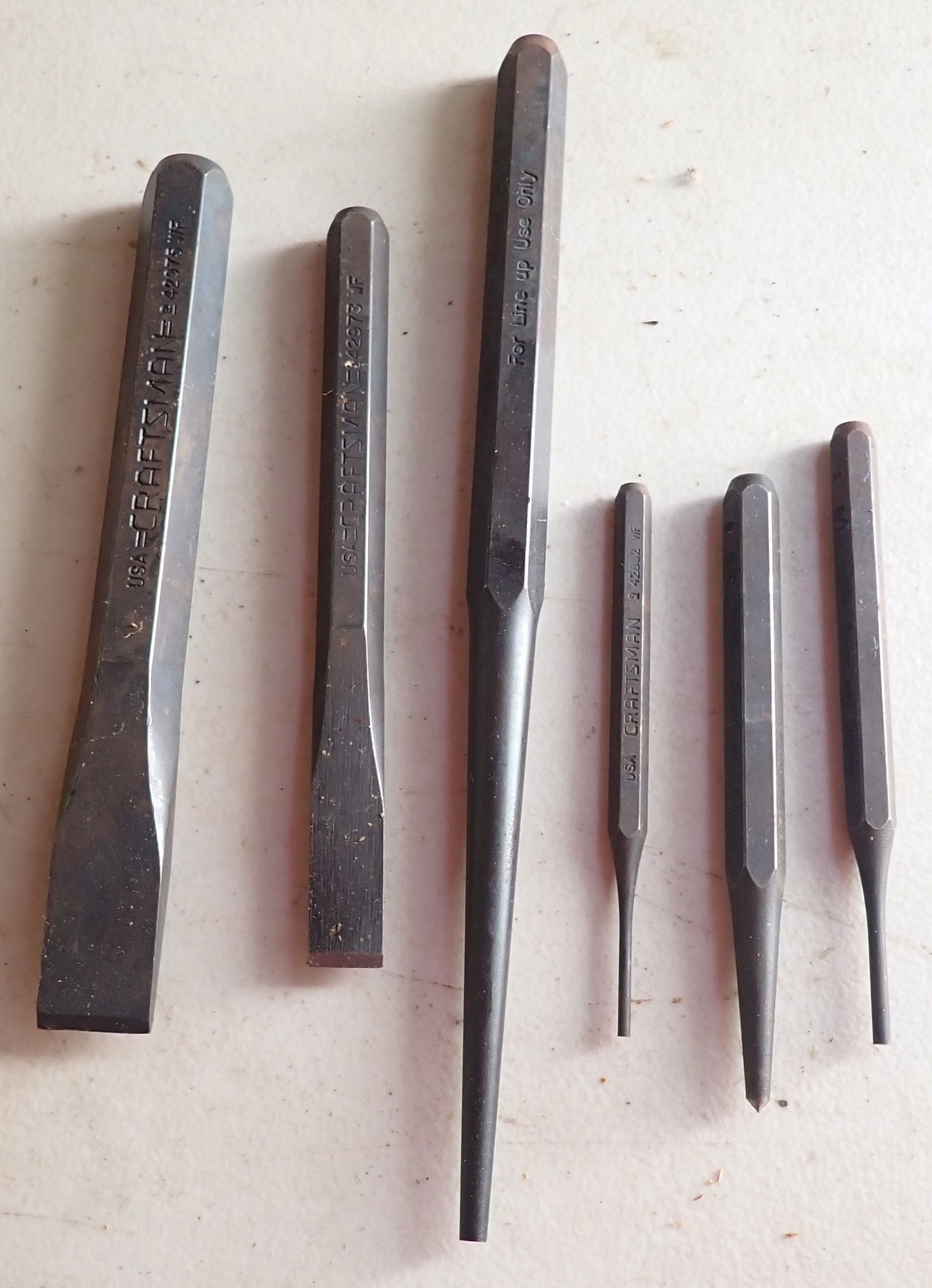 Craftsman Punches & Chisels (1 of 2)