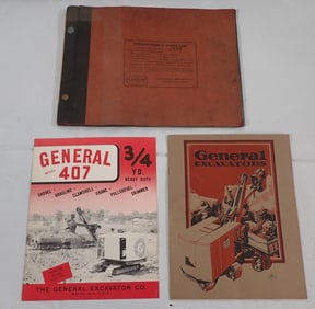 General Excavators Brochures and Parts List