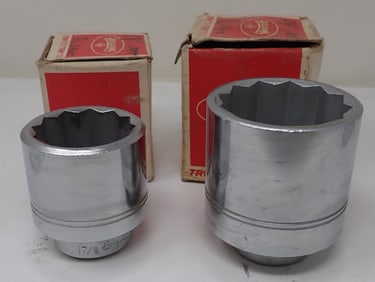 NOS Williams 3/4" Drive 12 Point Sockets 2 3/8" & 1 7/8"