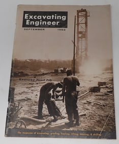 1962 Excavating Engineer Construction Magazine