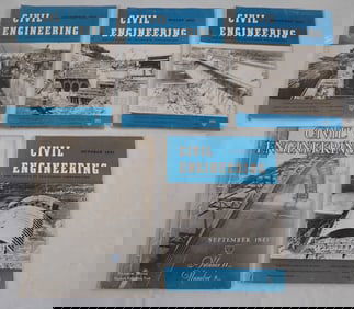 1940's & 50's Civil Engineering Construction Magazines