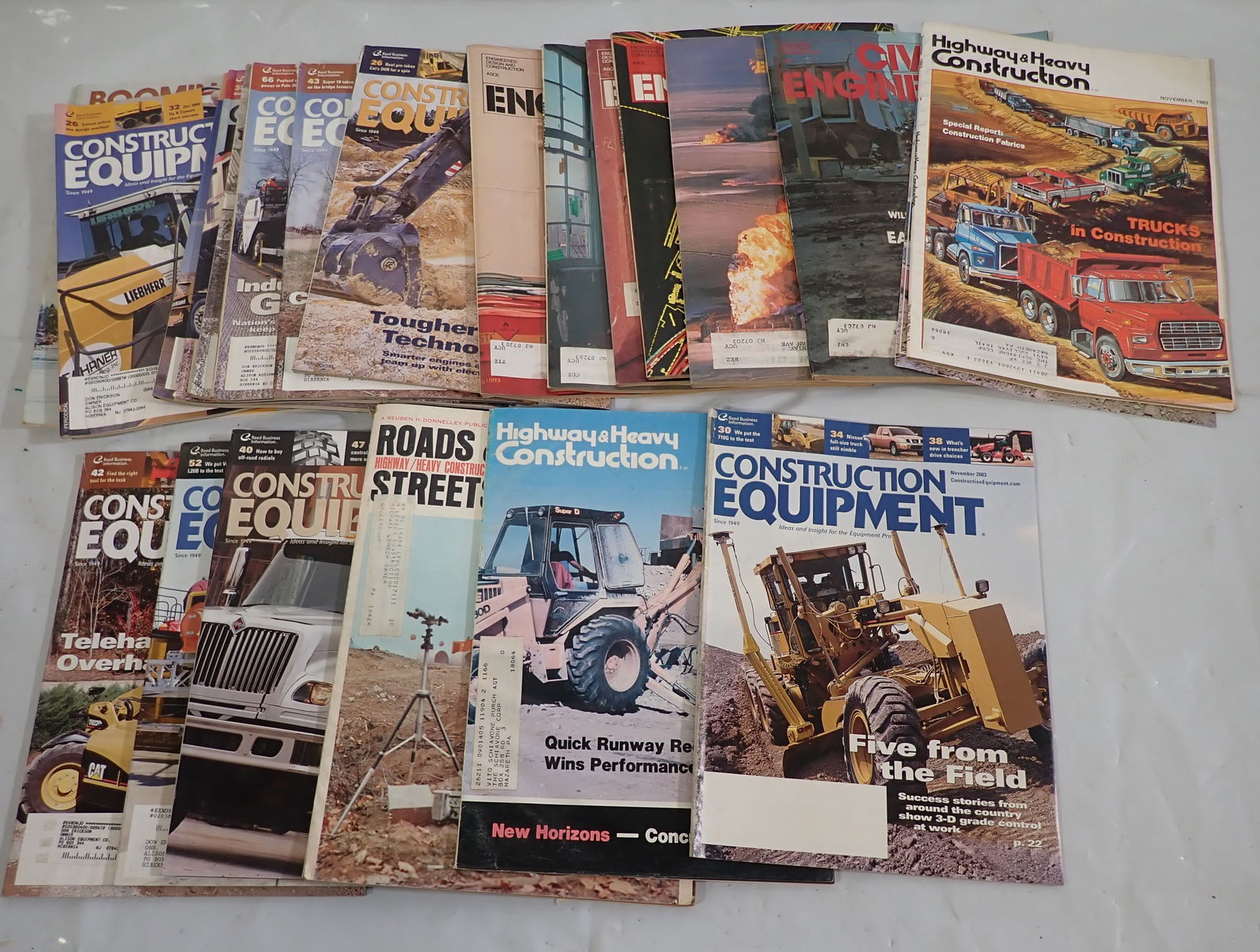 Misc Construction Magazines incl Heavy Highway & Construction (1 of 4)
