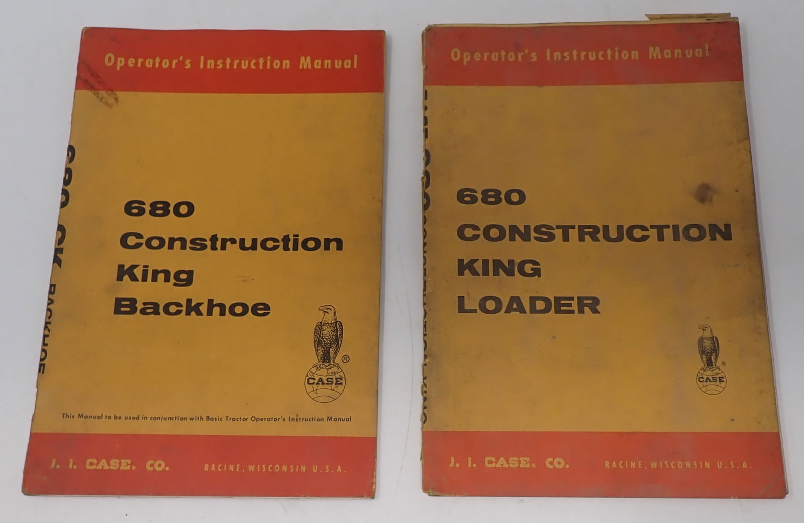 Case 680 Construction King Loader & Backhoe Manuals (1 of 1)