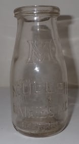 Muller Dairies New York Half Pint Milk Bottle