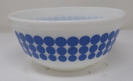 Pyrex Blue Polka Dot Mixing Bowl