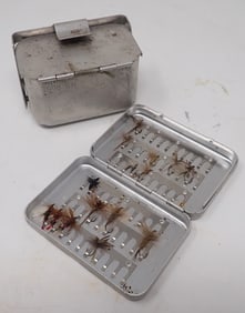 Aluminum H.S Ross Bait Baffler Perrine Fly Box