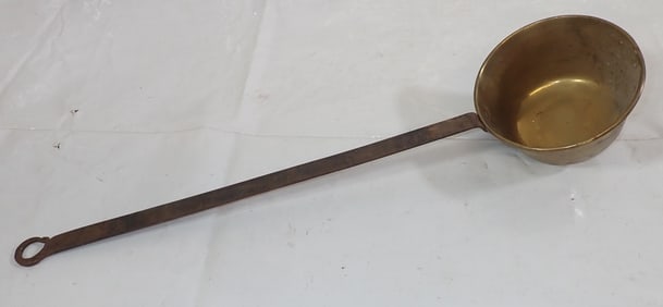 Brass Ladle w/ Wrought Iron Handle