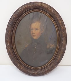Print in Oval Frame